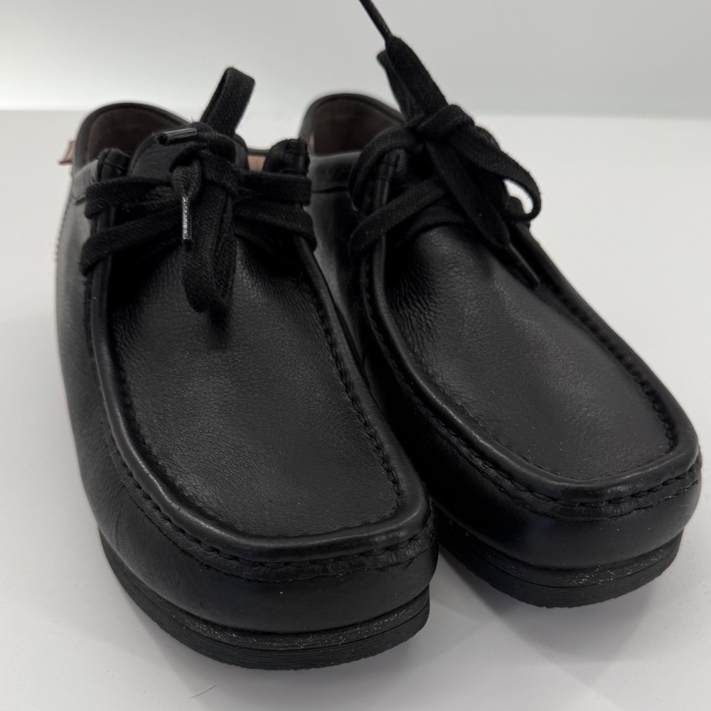 Clarks Padmore Moccasin Shoes Mens 9 Leather Lace Up Low Top Classic Comfort